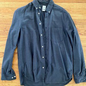 H&M: Men's Blue Button-Down Shirt